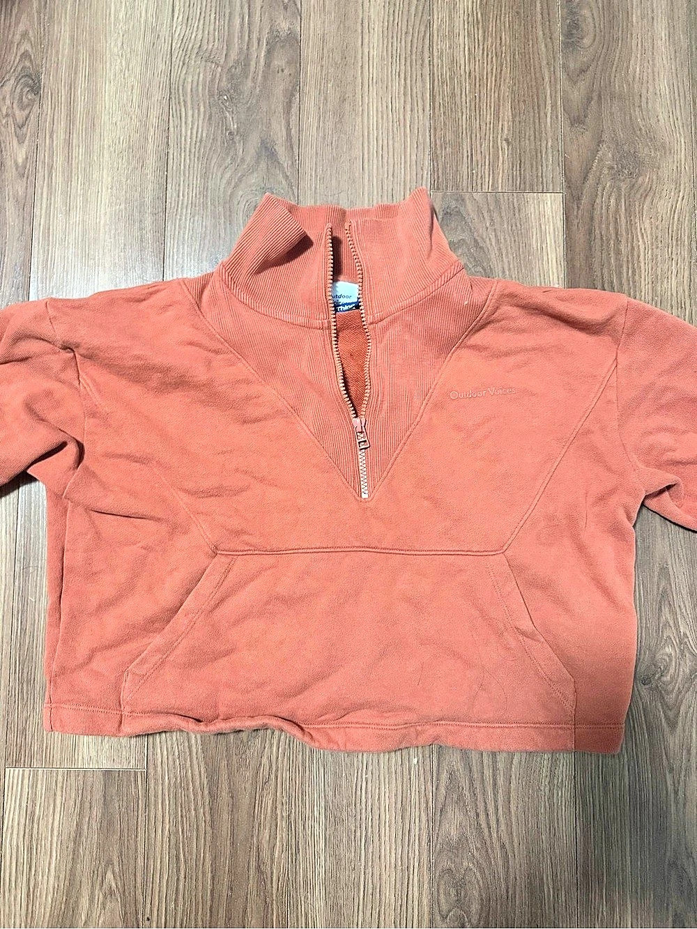 Outdoor Voices Pickup 1/2 Zip Women's terracotta Pullover